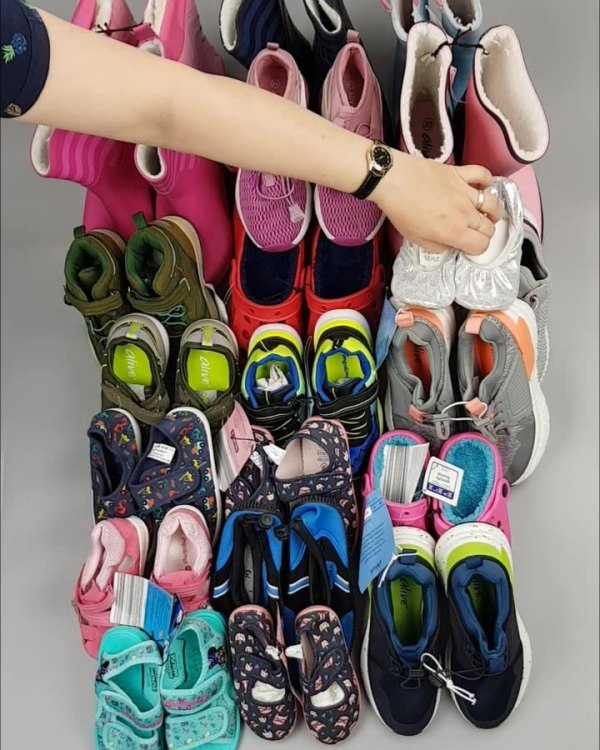 Фотография  279 - Обувь ALDI дети лето#10 кг, ЛОТ №4453 оптом в Рязани и Рязанской области