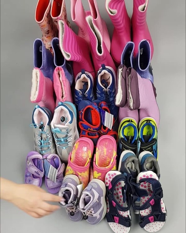 Фотография  804 - Обувь ALDI дети лето#10 кг, ЛОТ №4454 оптом в Рязани и Рязанской области