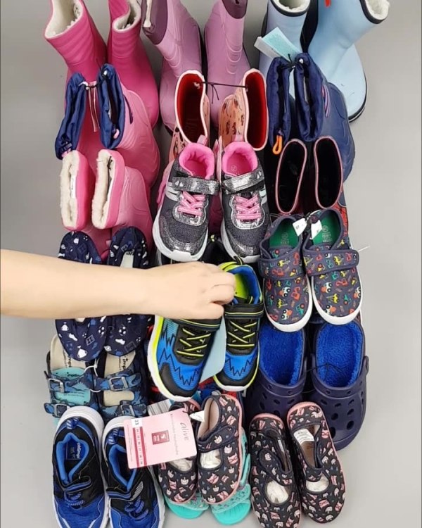 Фотография  518 - Обувь ALDI дети лето#10 кг, ЛОТ №4455 оптом в Рязани и Рязанской области