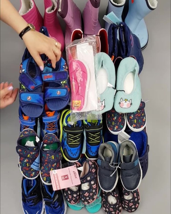 Фотография  990 - Обувь ALDI дети лето#10 кг, ЛОТ №4455 оптом в Рязани и Рязанской области