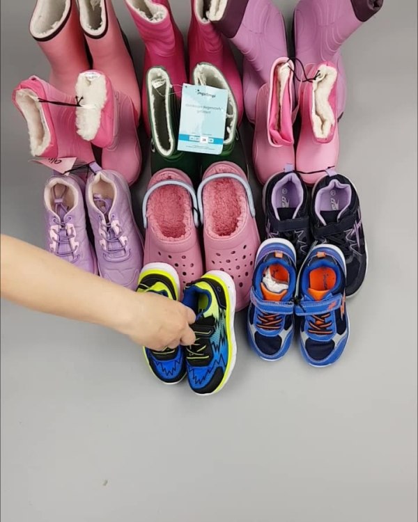 Фотография  820 - Обувь ALDI дети лето#10 кг, ЛОТ №4456 оптом в Рязани и Рязанской области