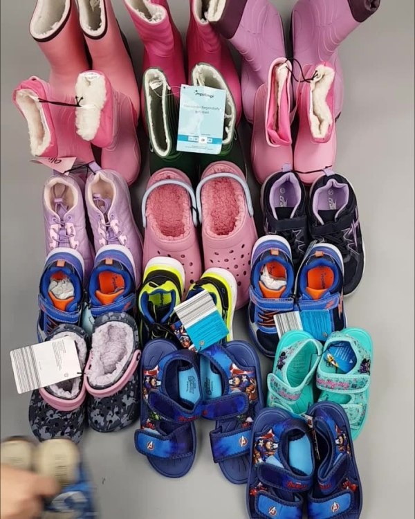 Фотография  472 - Обувь ALDI дети лето#10 кг, ЛОТ №4456 оптом в Рязани и Рязанской области