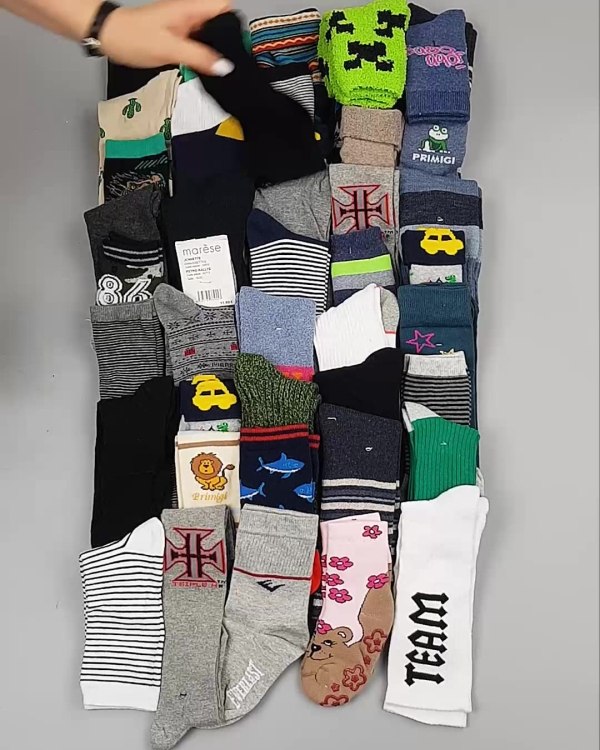 Фотография  518 - Носки дети СТОК зима#5 кг, ЛОТ №4870 оптом в Рязани и Рязанской области