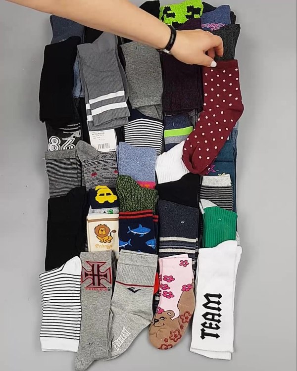 Фотография  438 - Носки дети СТОК зима#5 кг, ЛОТ №4870 оптом в Рязани и Рязанской области