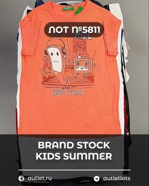 Купить BRAND STOCK Kids Summer#10 кг, ЛОТ №5811 оптом в Рязани и Рязанской области
