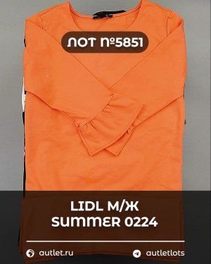 Купить LIDL Summer м/ж 022024#14 кг, ЛОТ №5851 оптом в Рязани и Рязанской области