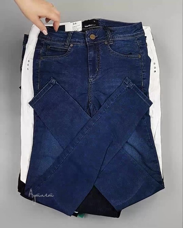 Фотография  735 - Джинсы DK Company 022024#10 кг, ЛОТ №5946 оптом в Рязани и Рязанской области