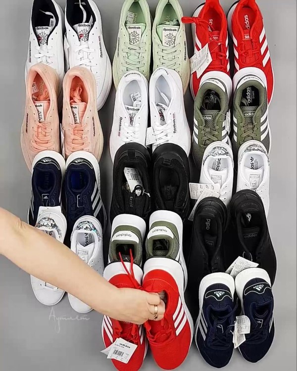 Фотография  601 - Кроссовки Adidas+Reebok#15 шт, ЛОТ №6145 оптом в Рязани и Рязанской области