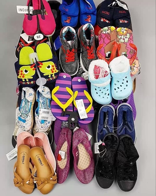 Фотография  483 - Обувь детская СТОК Summer#7,85 кг, ЛОТ №6196 оптом в Рязани и Рязанской области