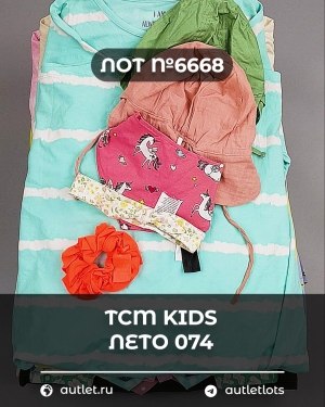Купить TCM Kids лето 074#7 кг, ЛОТ №6668 оптом в Рязани и Рязанской области