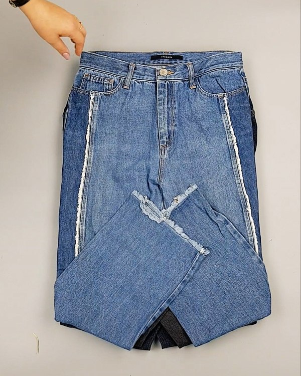 Фотография  612 - Cream Джинсы женские#25 кг оптом в Рязани и Рязанской области