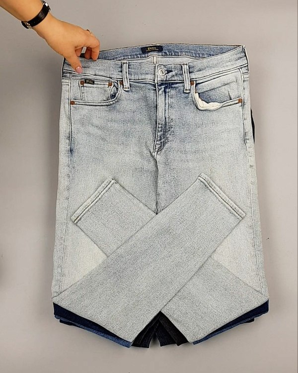 Фотография  612 - Cream Джинсы женские#25 кг оптом в Рязани и Рязанской области