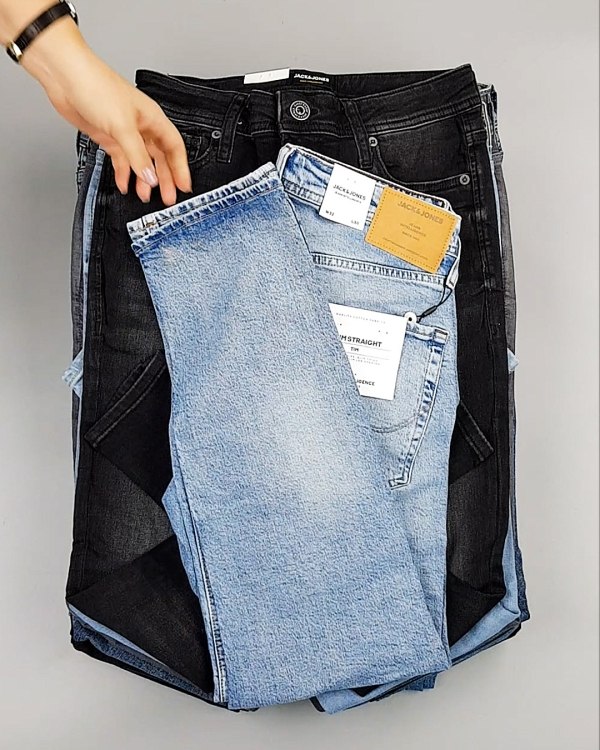 Фотография  673 - Джинсы JACK JONES 094#10 кг, ЛОТ №6977 оптом в Рязани и Рязанской области