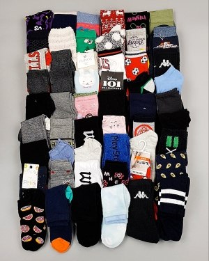 Купить Носки дети СТОК зима#5 кг, ЛОТ №6988 оптом в Рязани и Рязанской области