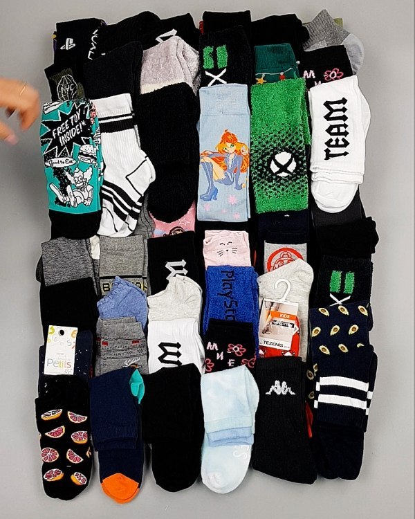 Фотография  275 - Носки дети СТОК зима#5 кг, ЛОТ №6988 оптом в Рязани и Рязанской области