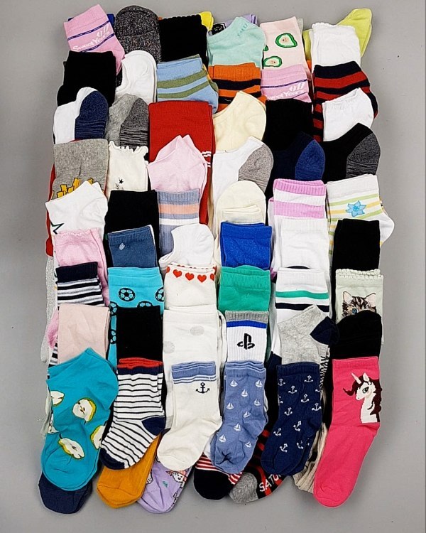 Фотография  350 - Носки дети СТОК лето#5 кг, ЛОТ №6992 оптом в Рязани и Рязанской области