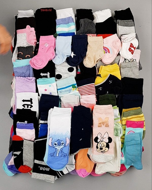 Фотография  812 - Носки дети СТОК лето#5 кг, ЛОТ №6993 оптом в Рязани и Рязанской области