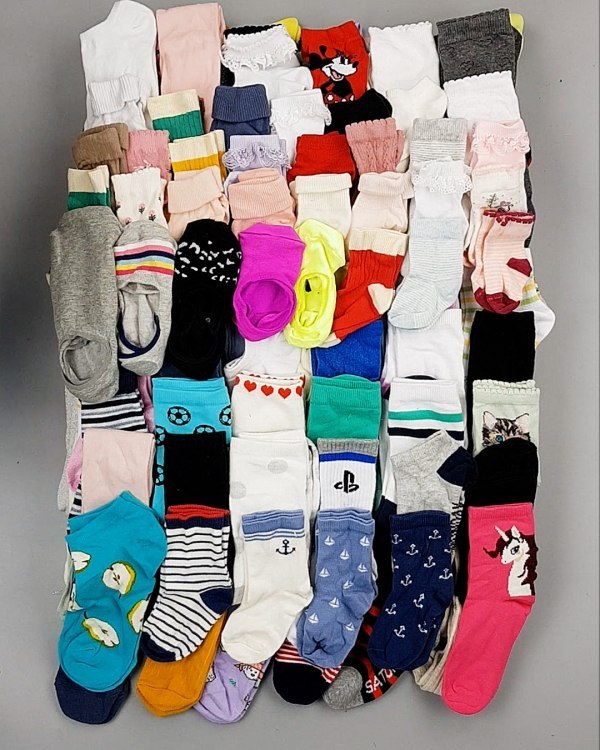 Фотография  715 - Носки дети СТОК лето#5 кг, ЛОТ №6992 оптом в Рязани и Рязанской области