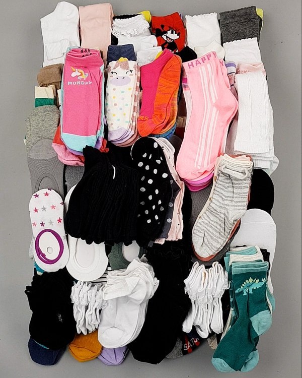 Фотография  902 - Носки дети СТОК лето#5 кг, ЛОТ №6992 оптом в Рязани и Рязанской области