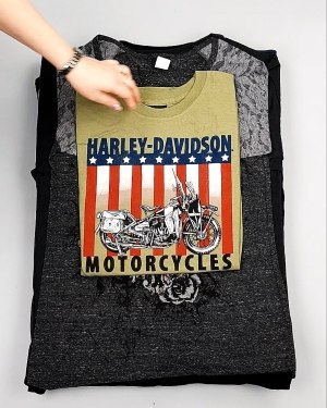 Фотография  456 - Футболки Harley Davidson 124#5 кг, ЛОТ №7468 оптом в Рязани и Рязанской области