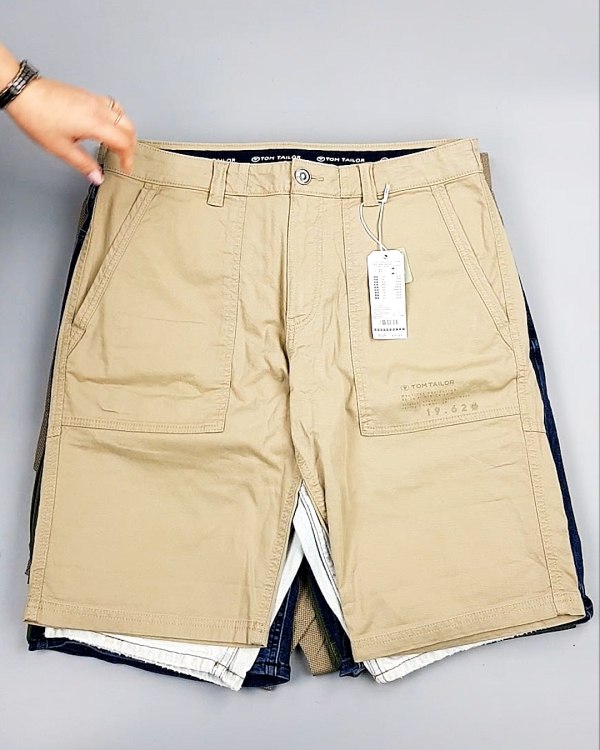 Фотография  338 - Шорты мужские TOM TAILOR 124#3,75 кг, ЛОТ №7600 оптом в Рязани и Рязанской области