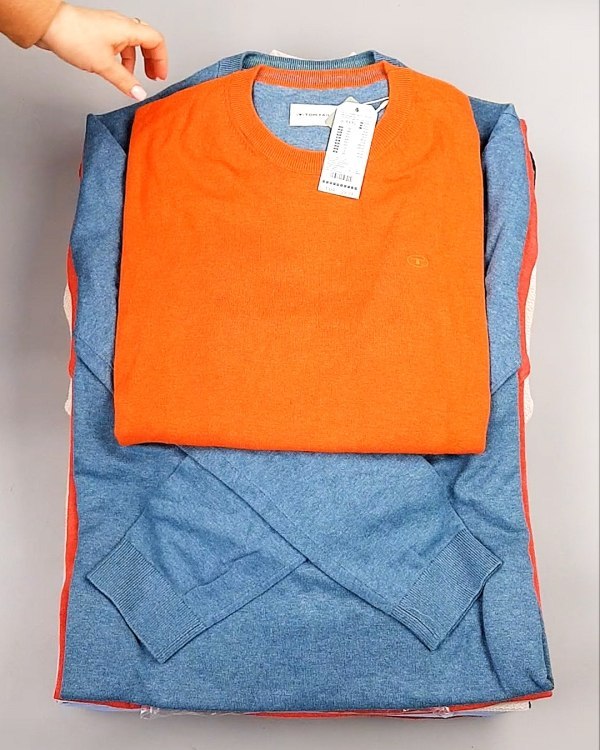 Фотография  252 - Джемпера легкие мужские TOM TAILOR 124#8,35 кг, ЛОТ №7605 оптом в Рязани и Рязанской области