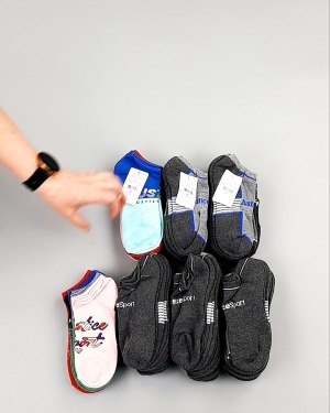 Фотография  548 - Носки дети лето CAN 084#5 кг, ЛОТ №8001 оптом в Рязани и Рязанской области