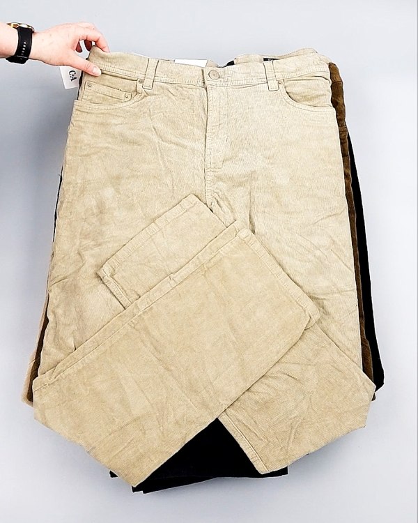 Фотография  377 - Брюки вельветовые м/ж C&A 025#10 кг, ЛОТ №8031 оптом в Рязани и Рязанской области