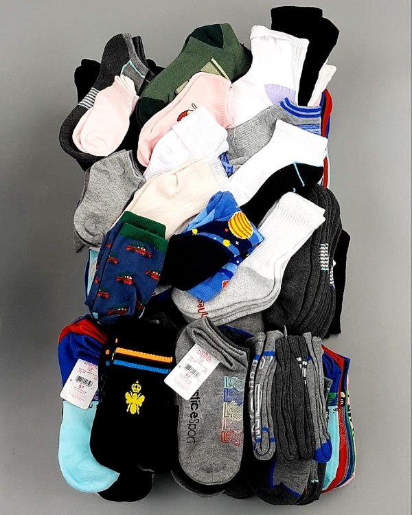 Фотография  738 - Носки дети лето CAN 084#5 кг, ЛОТ №8000 оптом в Рязани и Рязанской области