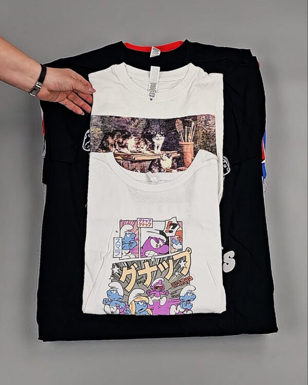 Фотография  827 - Футболки м/ж (Printed T-Shirts New)#5 кг, ЛОТ №8511 оптом в Рязани и Рязанской области