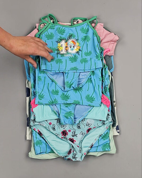 Фотография  989 - Купальники LIDL Kids 114#5 кг, ЛОТ №8949 оптом в Рязани и Рязанской области