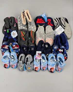 Купить Обувь домашняя дети СТОК 065#3,2 кг, ЛОТ СТ-9727 оптом в Рязани и Рязанской области