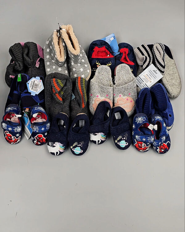 Фотография  850 - Обувь домашняя дети СТОК 065#3,2 кг, ЛОТ СТ-9727 оптом в Рязани и Рязанской области