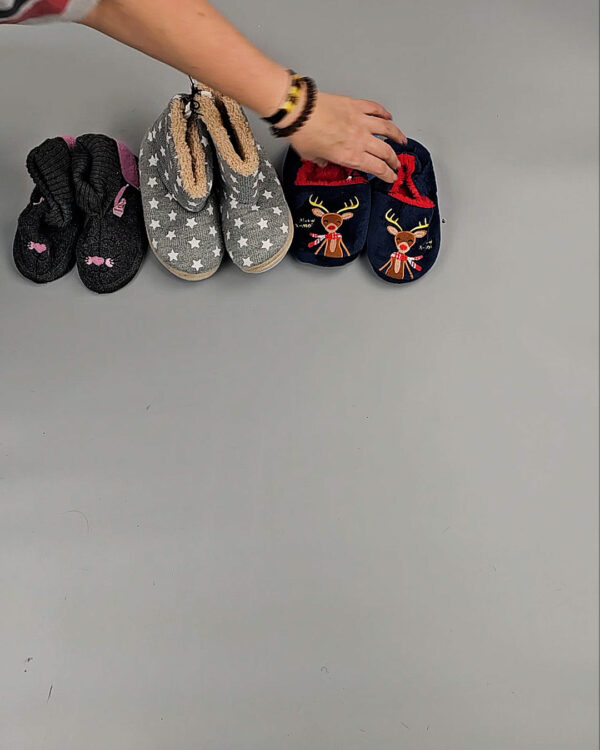 Фотография  601 - Обувь домашняя дети СТОК 065#3,2 кг, ЛОТ СТ-9727 оптом в Рязани и Рязанской области