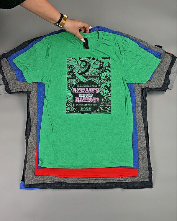 Фотография  570 - Футболки м/ж (Super T-Shirts Printed)#10 кг, ЛОТ СХ-0272 оптом в Рязани и Рязанской области